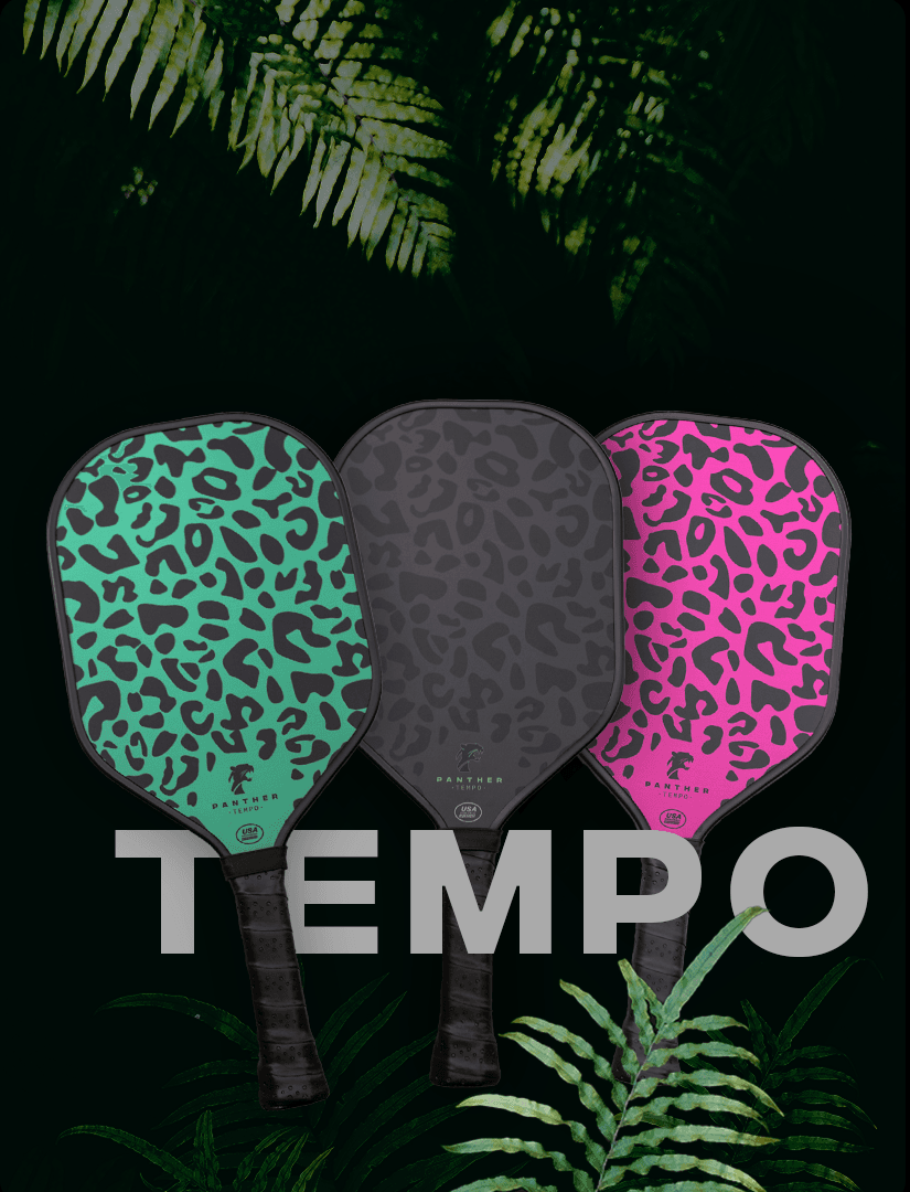 Panther Tempo pickleball paddles — branding case study